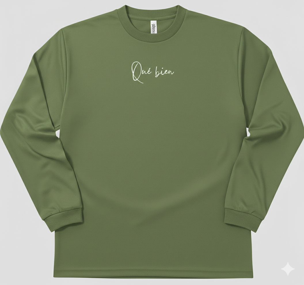 Qué bienドライロングスリーブTシャツ