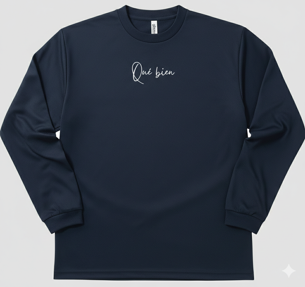 Qué bienドライロングスリーブTシャツ