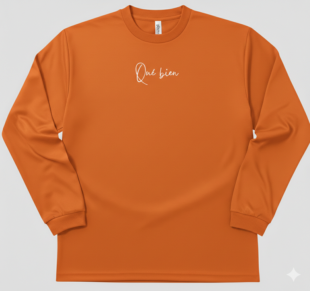 Qué bienドライロングスリーブTシャツ