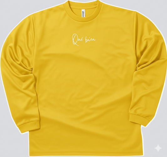 Qué bienドライロングスリーブTシャツ