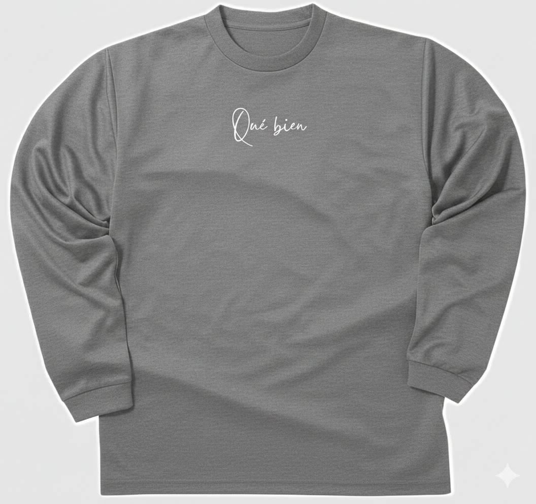Qué bienドライロングスリーブTシャツ